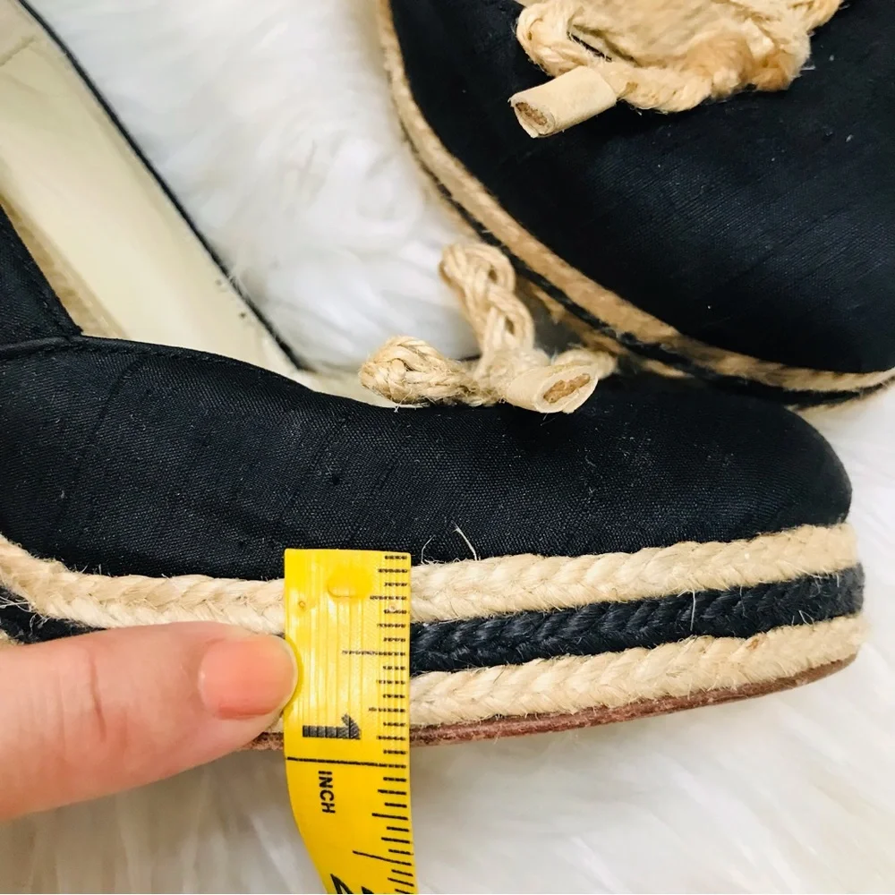 Kate Spade Wedge Espadrilles Closed Toe Sz8